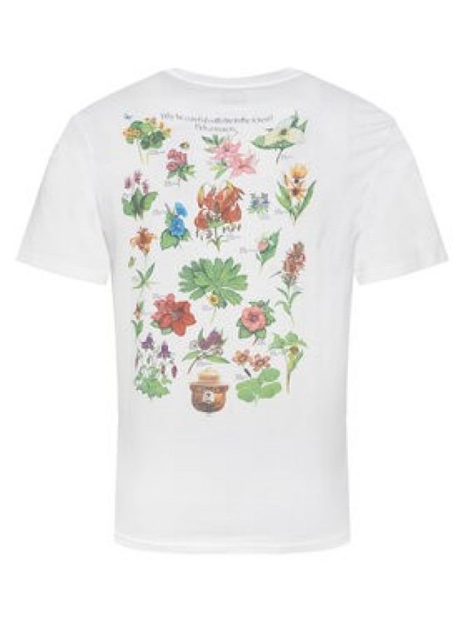 Element T-Shirt Sbxe Bee ELYZT00487 Biały Regular Fit