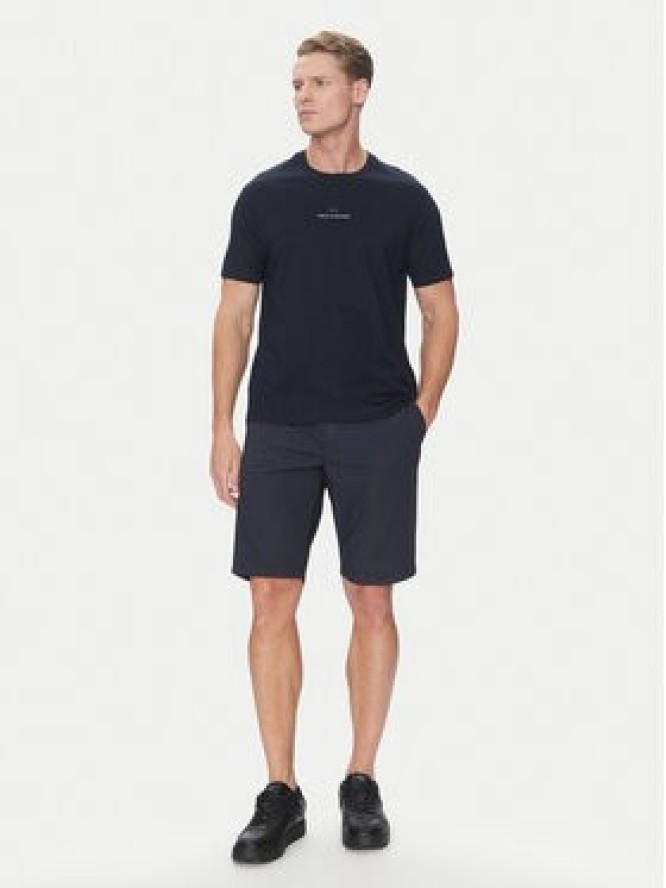 Paul&Shark T-Shirt C0P1240 Granatowy Regular Fit