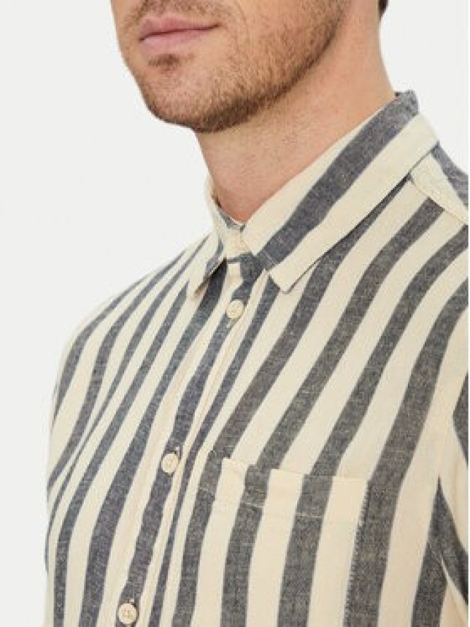 Blend Koszula 20718392 Beżowy Regular Fit