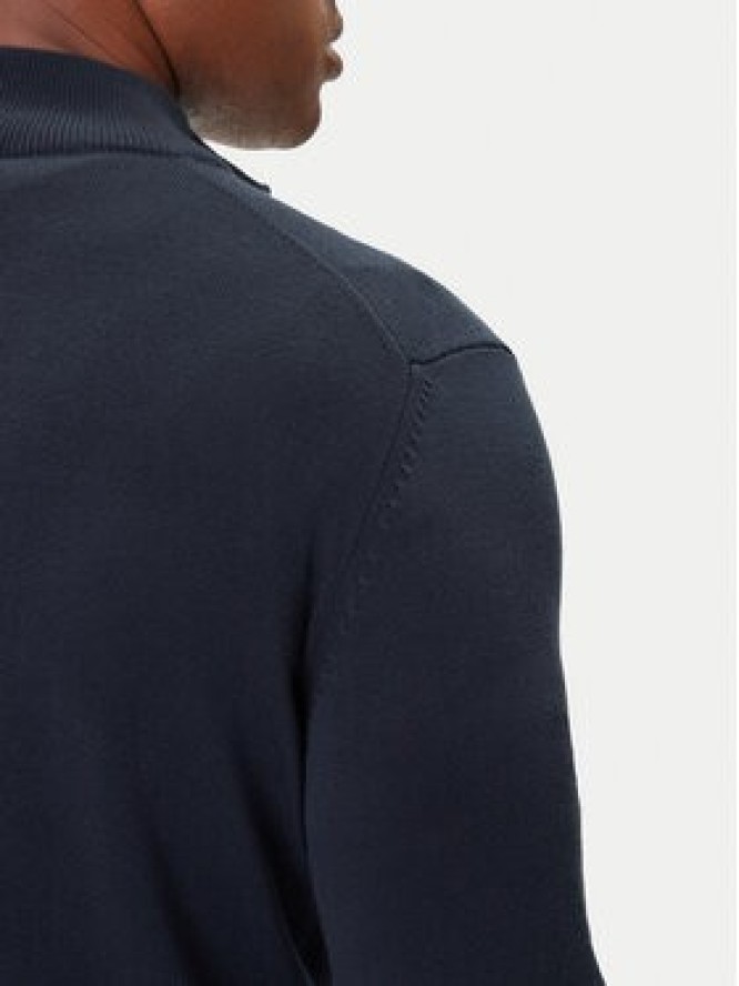 Aeronautica Militare Sweter 252MA1578UL00506 Granatowy Regular Fit