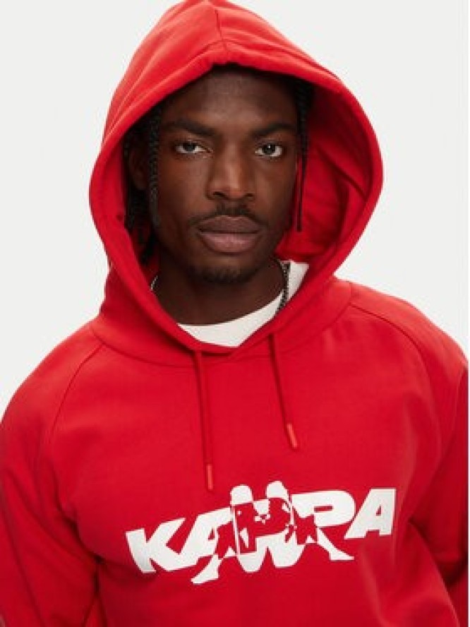 Kappa Bluza Nhayma 341V57W Czerwony Regular Fit