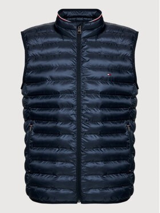 Tommy Hilfiger Kamizelka Core Circular MW0MW18762 Granatowy Regular Fit