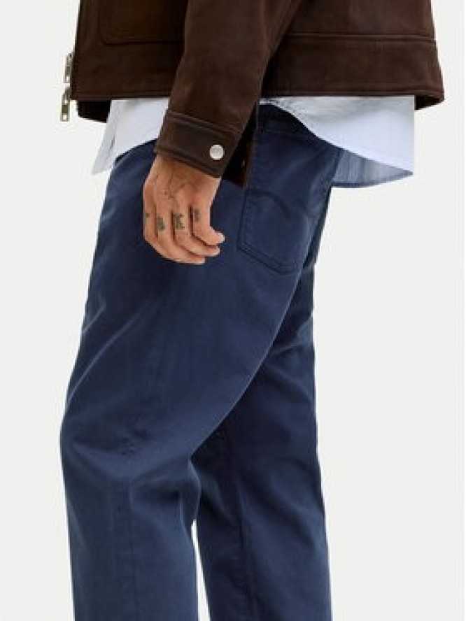 Jack & Jones Spodnie materiałowe Clark Finn 12293328 Granatowy Regular Fit