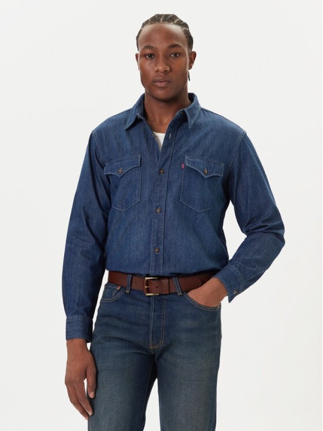 Levi's® Koszula jeansowa Western A1919-0061 Granatowy Relaxed Fit