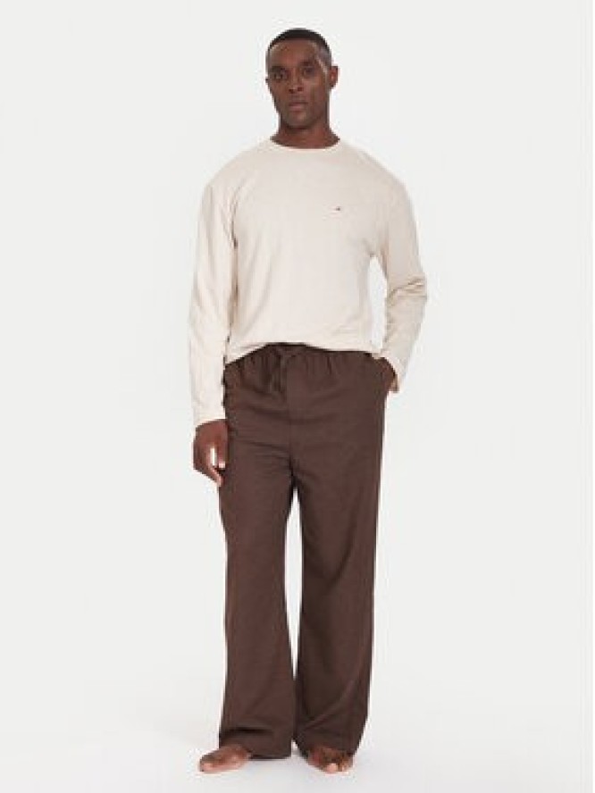 Tommy Hilfiger Spodnie materiałowe UM0UM03689 Brązowy Relaxed Fit