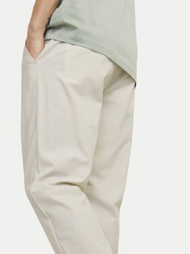 Jack & Jones Chinosy Marco 12193553 Beżowy Slim Fit