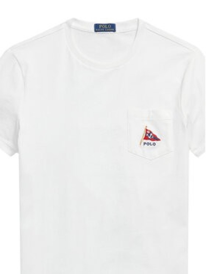 Polo Ralph Lauren T-Shirt 710B21952001 Biały Regular Fit