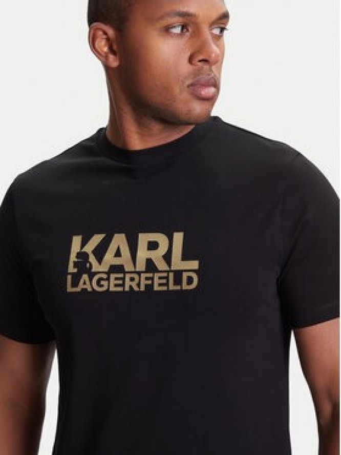 KARL LAGERFELD T-Shirt 755087 553235 Czarny Regular Fit