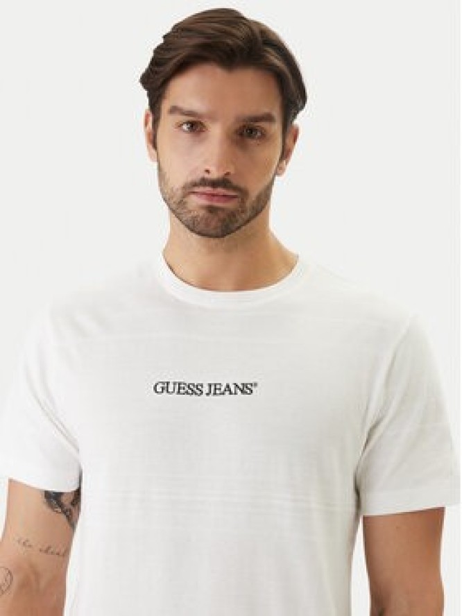 Guess Jeans T-Shirt M6GIZ3 KE942 Écru Regular Fit