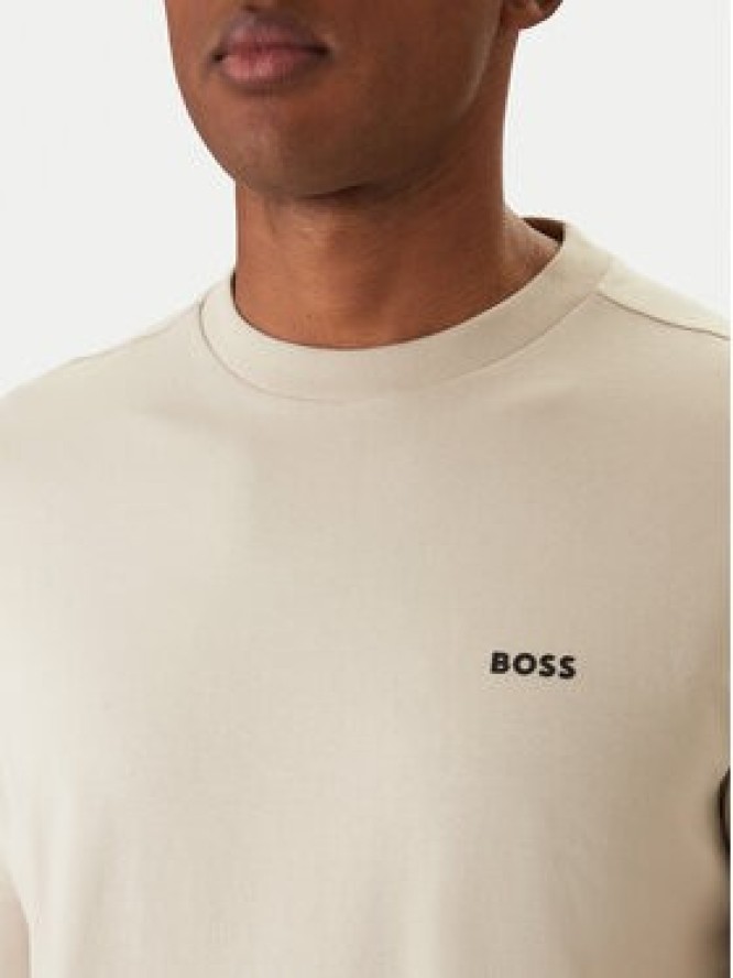 BOSS Longsleeve 50506365 Beżowy Regular Fit