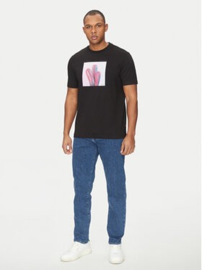BOSS T-Shirt Te_Mextour 50535079 Czarny Regular Fit
