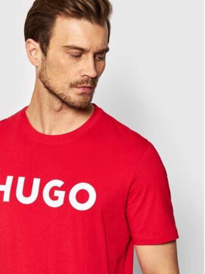 Hugo T-Shirt Dulivio 50467556 Czerwony Regular Fit