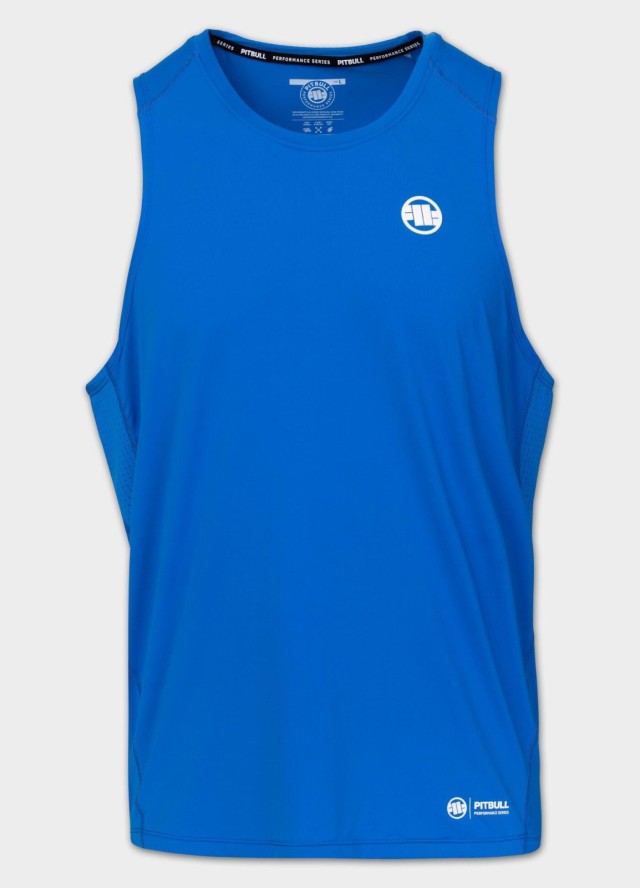 Męski Tank Top sportowy PITBULL treningowy oddychający Mesh RUNWAY