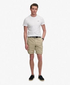 superdry Ripstop Light Cargo Shorts — lekkie szorty z bawełny – Light Beige