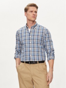 Tommy Hilfiger Koszula MW0MW34651 Niebieski Slim Fit