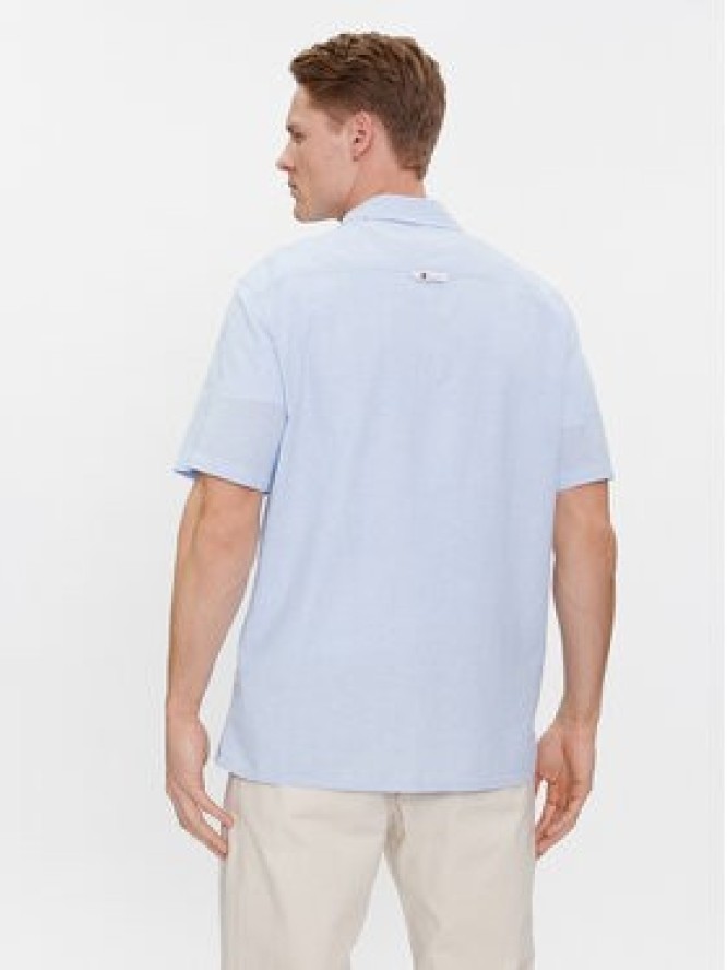 Tommy Jeans Koszula Camp DM0DM18963 Błękitny Regular Fit