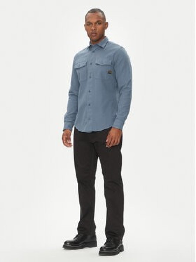 G-Star Raw Koszula Marine D24963-D454 Niebieski Slim Fit