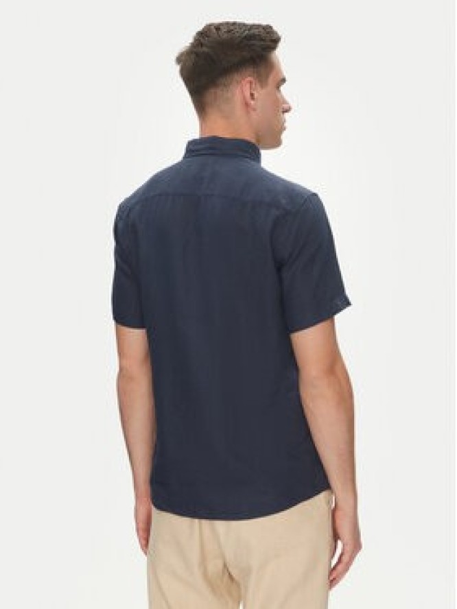 BOSS Koszula H-Roan 50539352 Granatowy Slim Fit