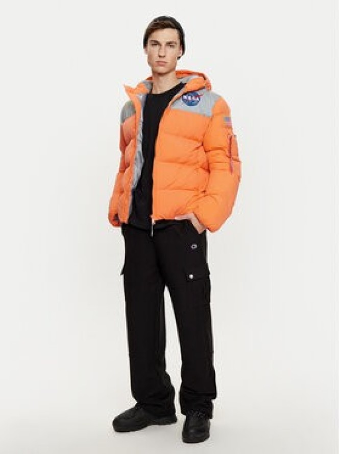 Alpha Industries Kurtka zimowa 148135 Pomarańczowy Regular Fit