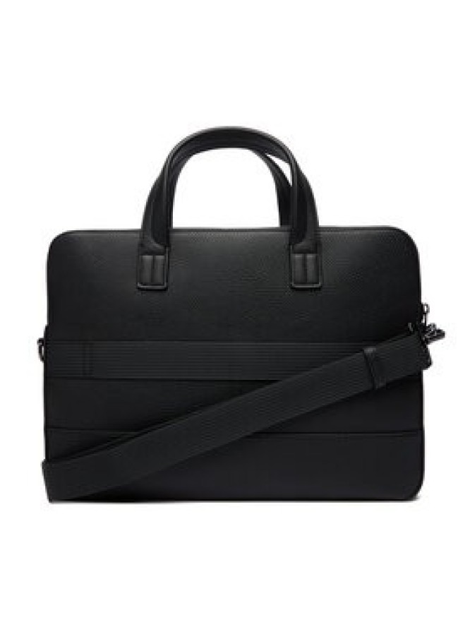 Tommy Hilfiger Torba na laptopa Th Central Slim Computer Bag AM0AM13631 Czarny