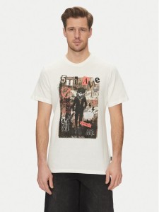 Blend T-Shirt 20717965 Biały Regular Fit