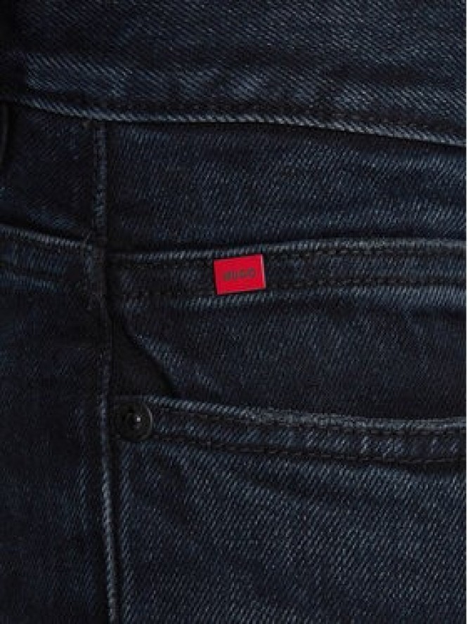 HUGO Jeansy 50547255 Granatowy Slim Fit