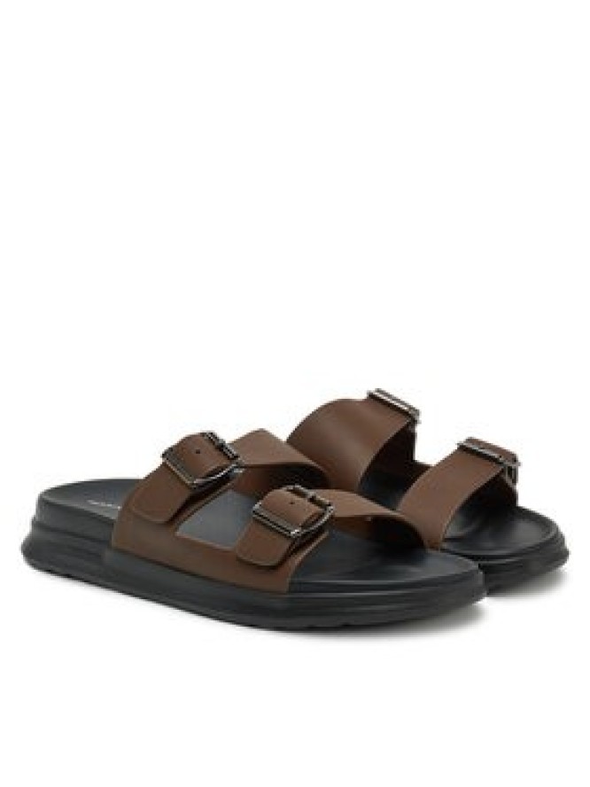 Tommy Hilfiger Klapki FM0FM05414 Brązowy