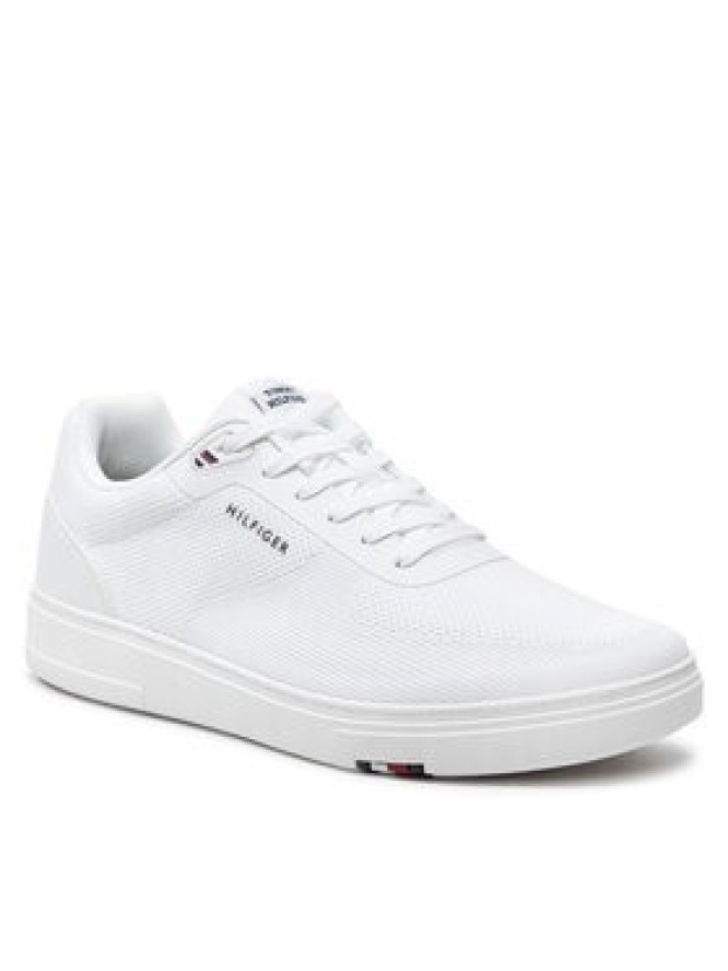 Tommy Hilfiger Sneakersy Modern Cup Knit Rwb FM0FM04942 Biały