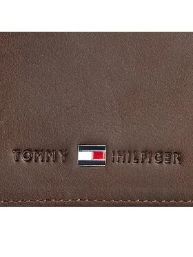 Tommy Hilfiger Portfel Johnson Cc And Coin Pocket AM0AM00659 Brązowy