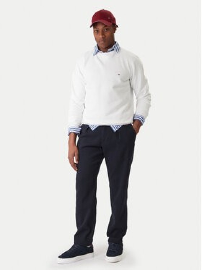 Tommy Hilfiger Bluza Essential MW0MW37232 Biały Regular Fit