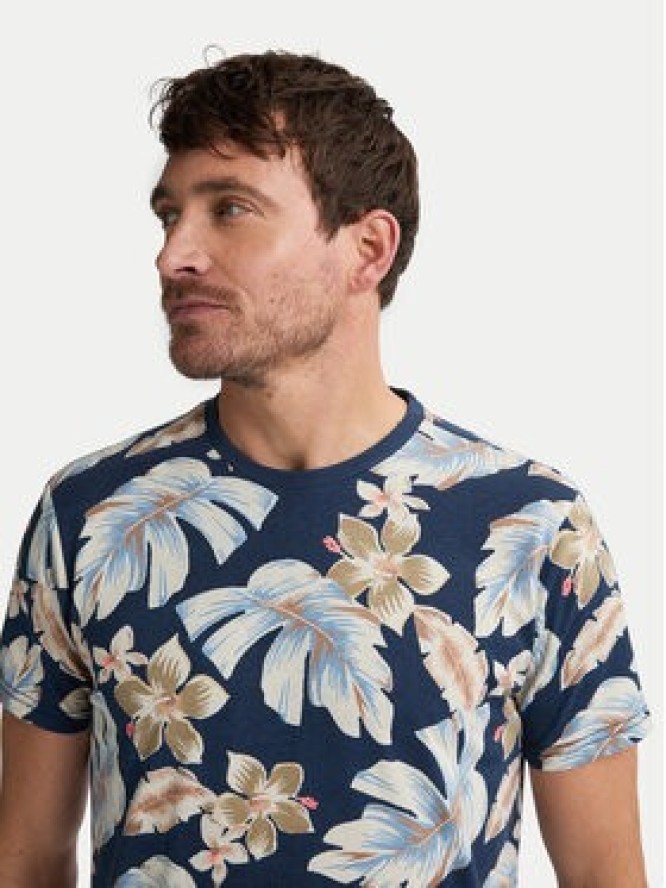 Petrol Industries T-Shirt M-1050-TSR655 Granatowy Regular Fit