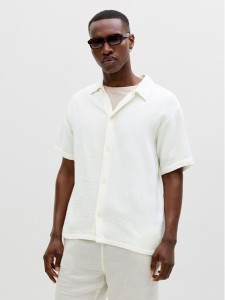 Jack & Jones Koszula Nantucket 12291812 Beżowy Regular Fit