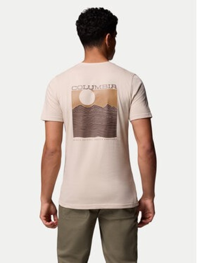Columbia T-Shirt Rapid Ridge 1934824 Beżowy Regular Fit