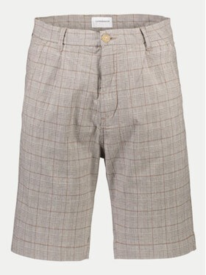 Lindbergh Szorty materiałowe 30-505024 Beżowy Wide Fit