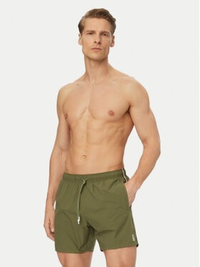 BOSS Szorty kąpielowe Iconic 50491594 Zielony jasny Regular Fit