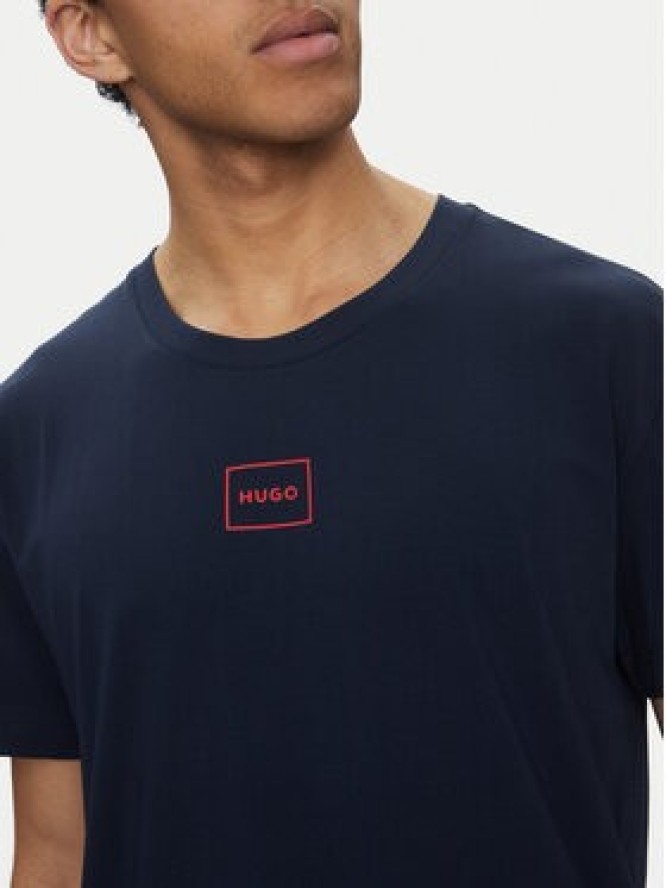 HUGO T-Shirt Laze 50525236 Granatowy Regular Fit
