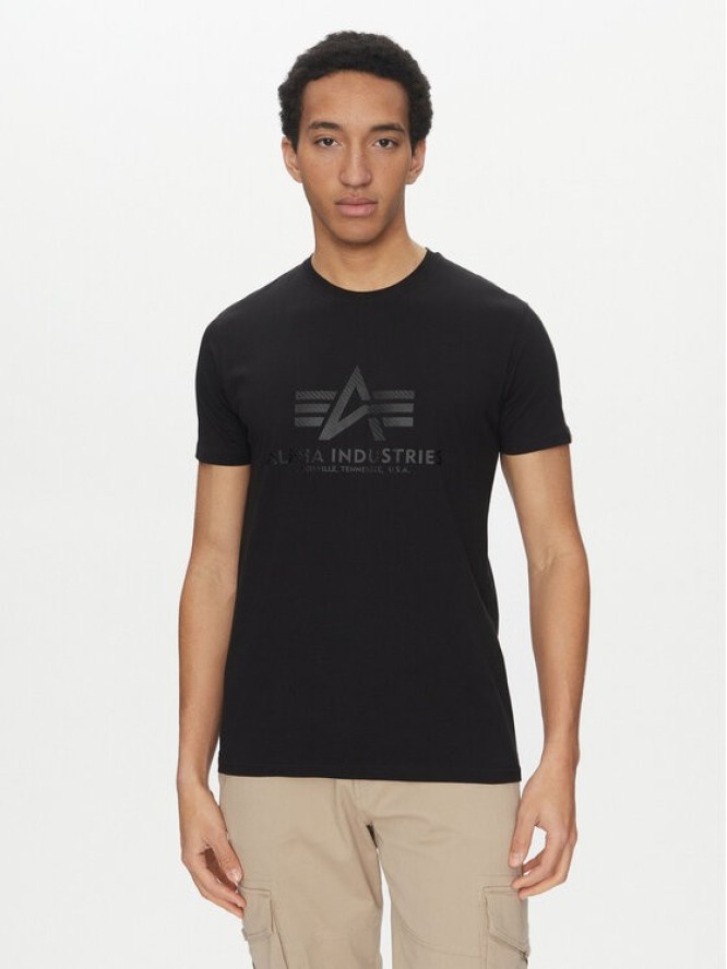 Alpha Industries T-Shirt Basic 100501 Czarny Regular Fit