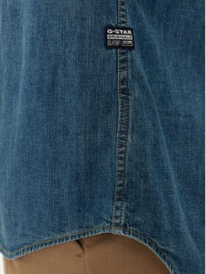 G-Star Raw Koszula jeansowa Dakota D23616-D252 Niebieski Regular Fit