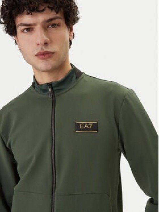 EA7 Emporio Armani Bluza 7M001334 AF16658 U7260 Zielony Regular Fit