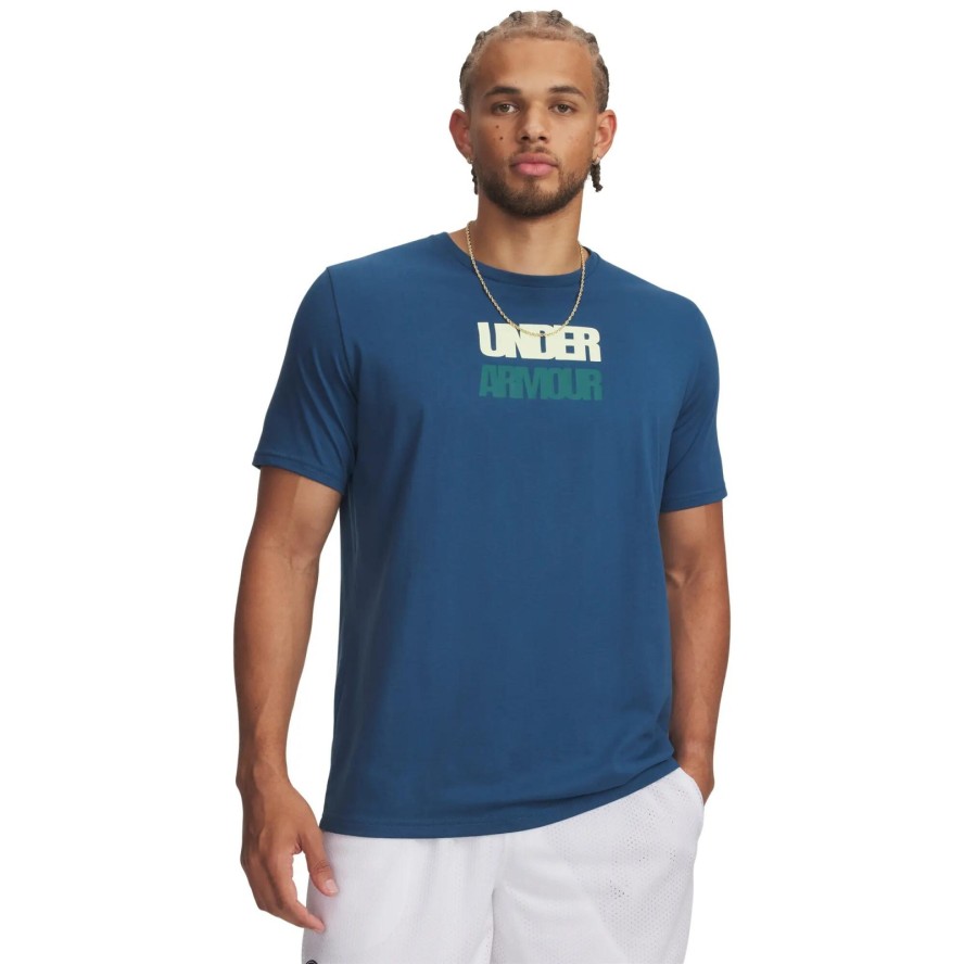 T-Shirt męski Under Armour UA M Block Logo SS 6009250