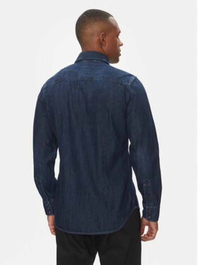 G-Star Raw Koszula jeansowa Dakota D23616-D252 Granatowy Slim Fit
