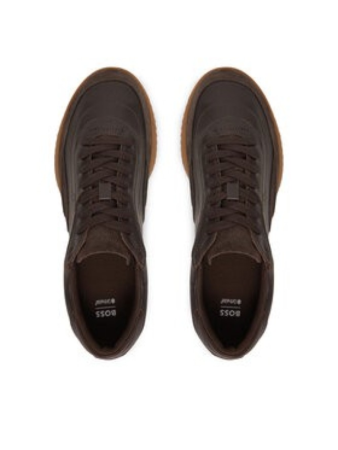 BOSS Sneakersy Careton 50552888 Brązowy