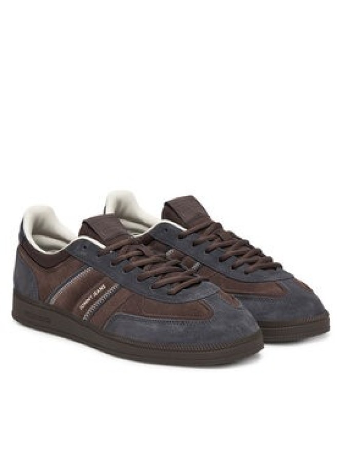 Tommy Jeans Sneakersy The Greenwich Edge Suede EM0EM01662 Brązowy