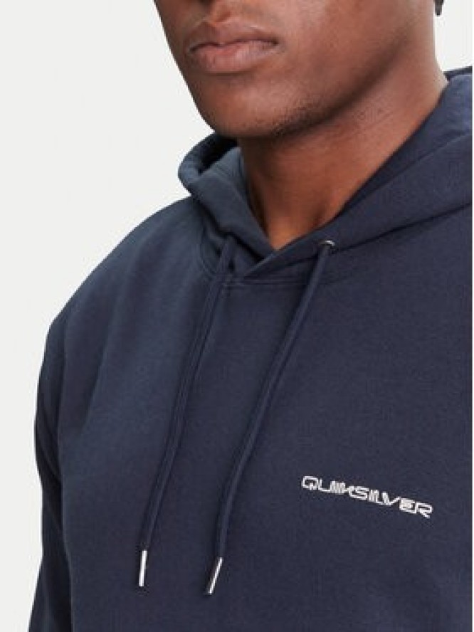 Quiksilver Bluza Graphic Hoodie EQYFT05131 Granatowy Regular Fit