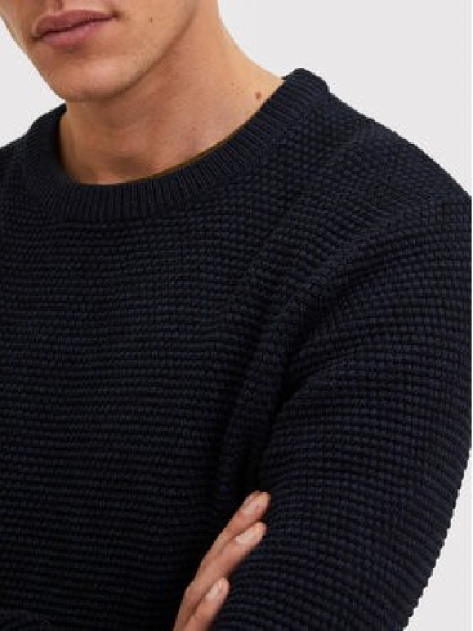 Selected Homme Sweter Vince 16059390 Granatowy Regular Fit