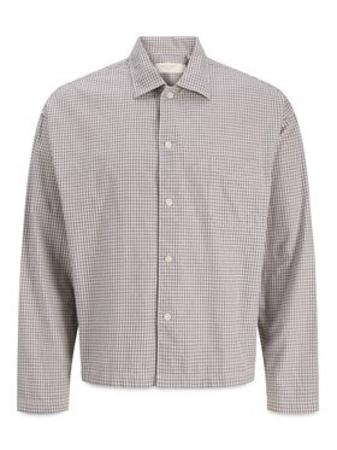 Jack & Jones Koszula Austin 12277479 Beżowy Loose Fit