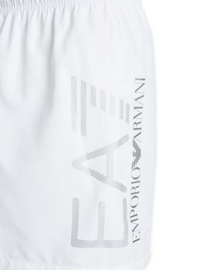 EA7 Emporio Armani Szorty kąpielowe 7M002001 AF14497 M0076 Biały Regular Fit