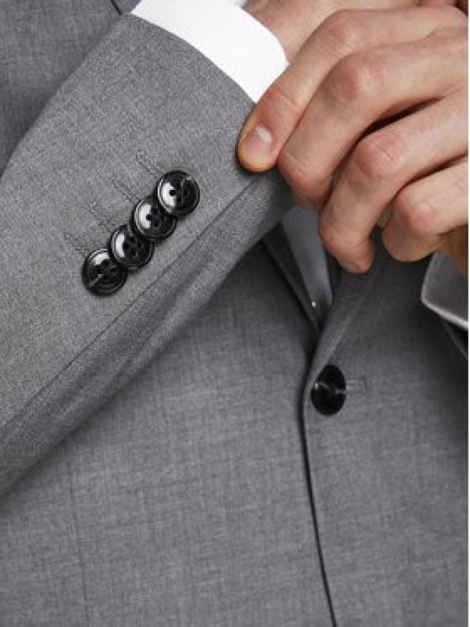 Jack & Jones Garnitur Franco 12181339 Szary Super Slim Fit