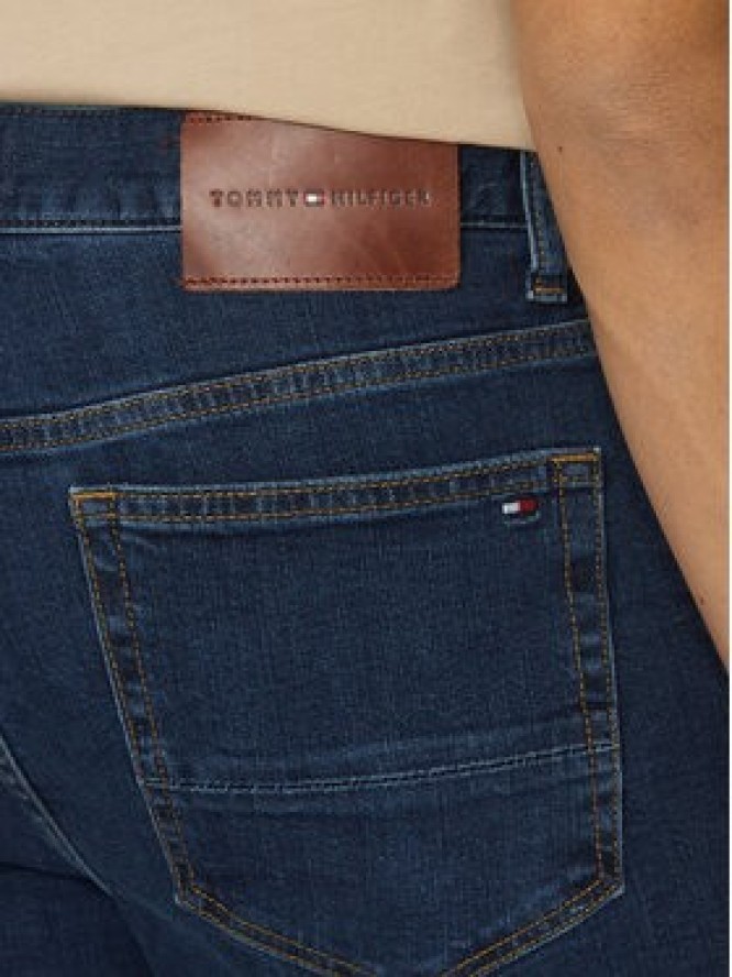 Tommy Hilfiger Szorty jeansowe Brooklyn MW0MW39196 Granatowy Slim Fit