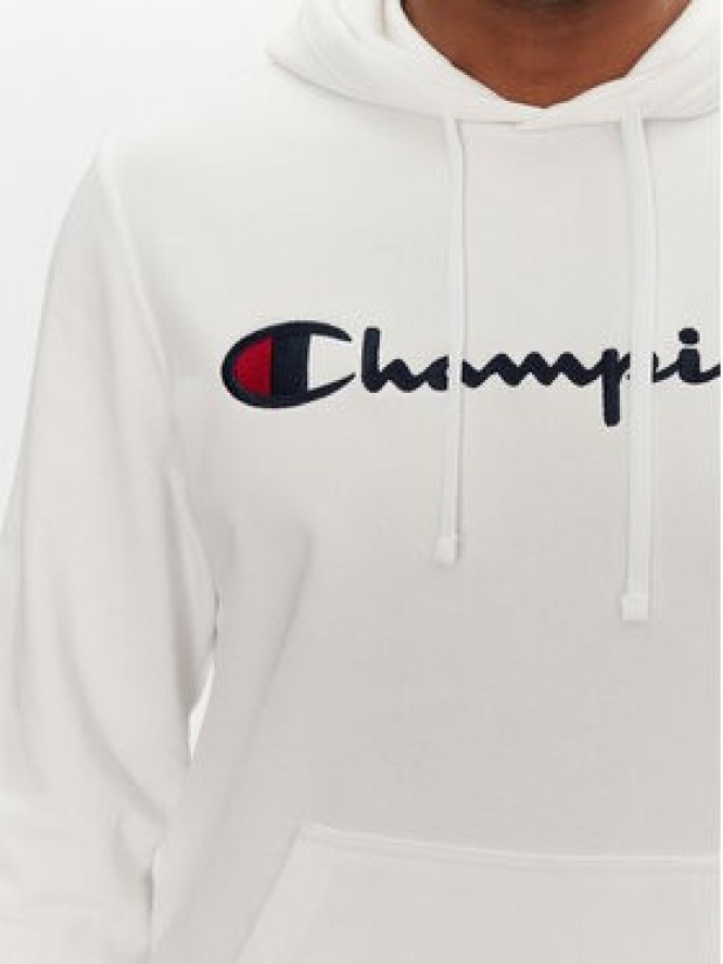 Champion Bluza 220726 Biały Slim Fit